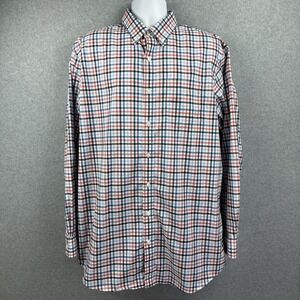 L L Bean Men's Plaid Long Sleeve Button Down Shirt‎ Size Large Tall